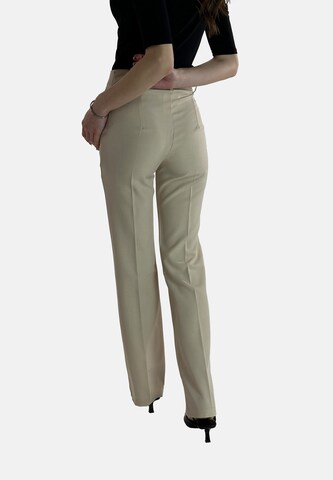 Elara Flared Hose in Beige