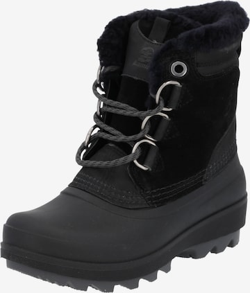 Bottines à lacets Kamik en noir : devant