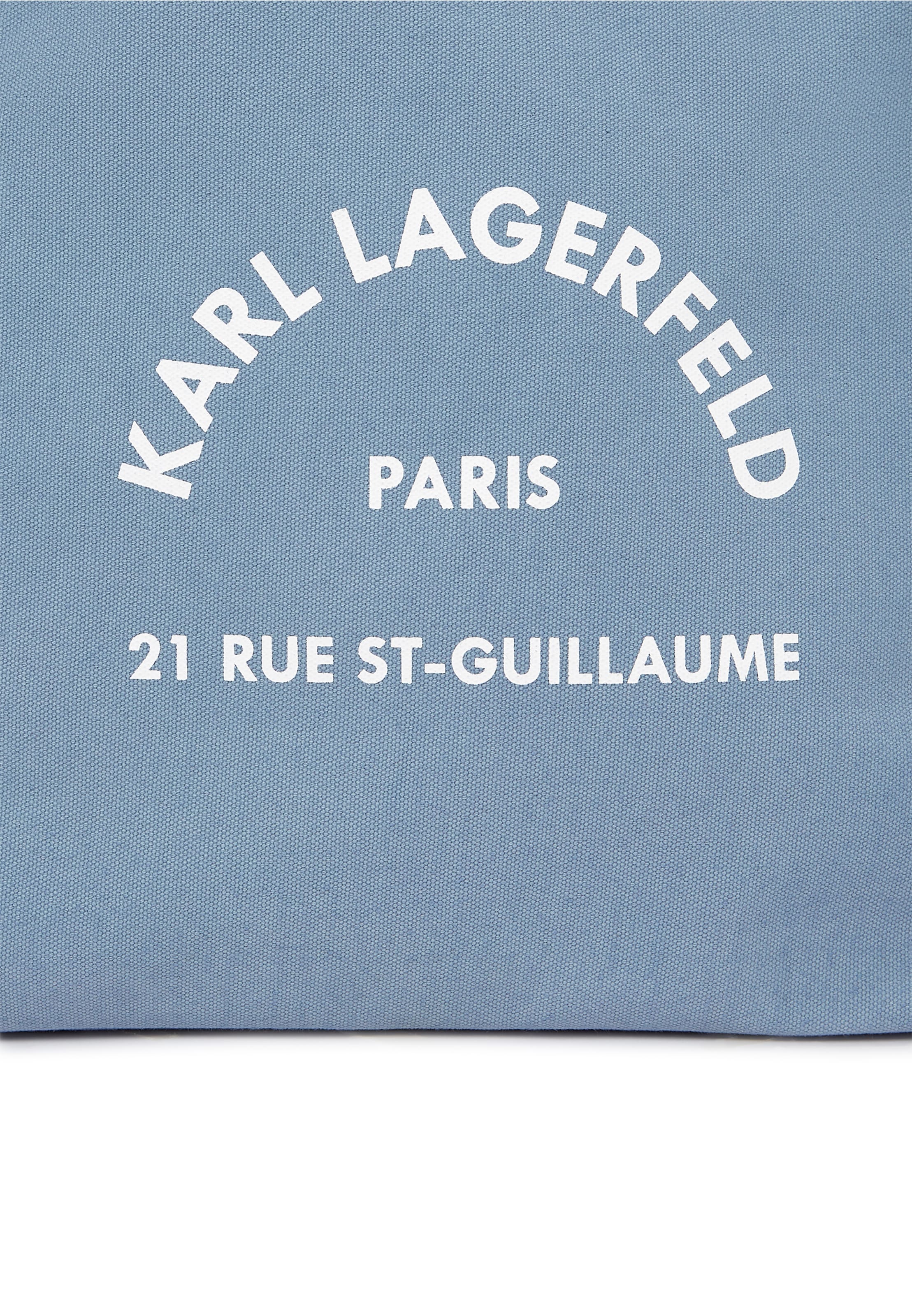 Cabas 'Rue St-Guillaume' Karl Lagerfeld en bleu