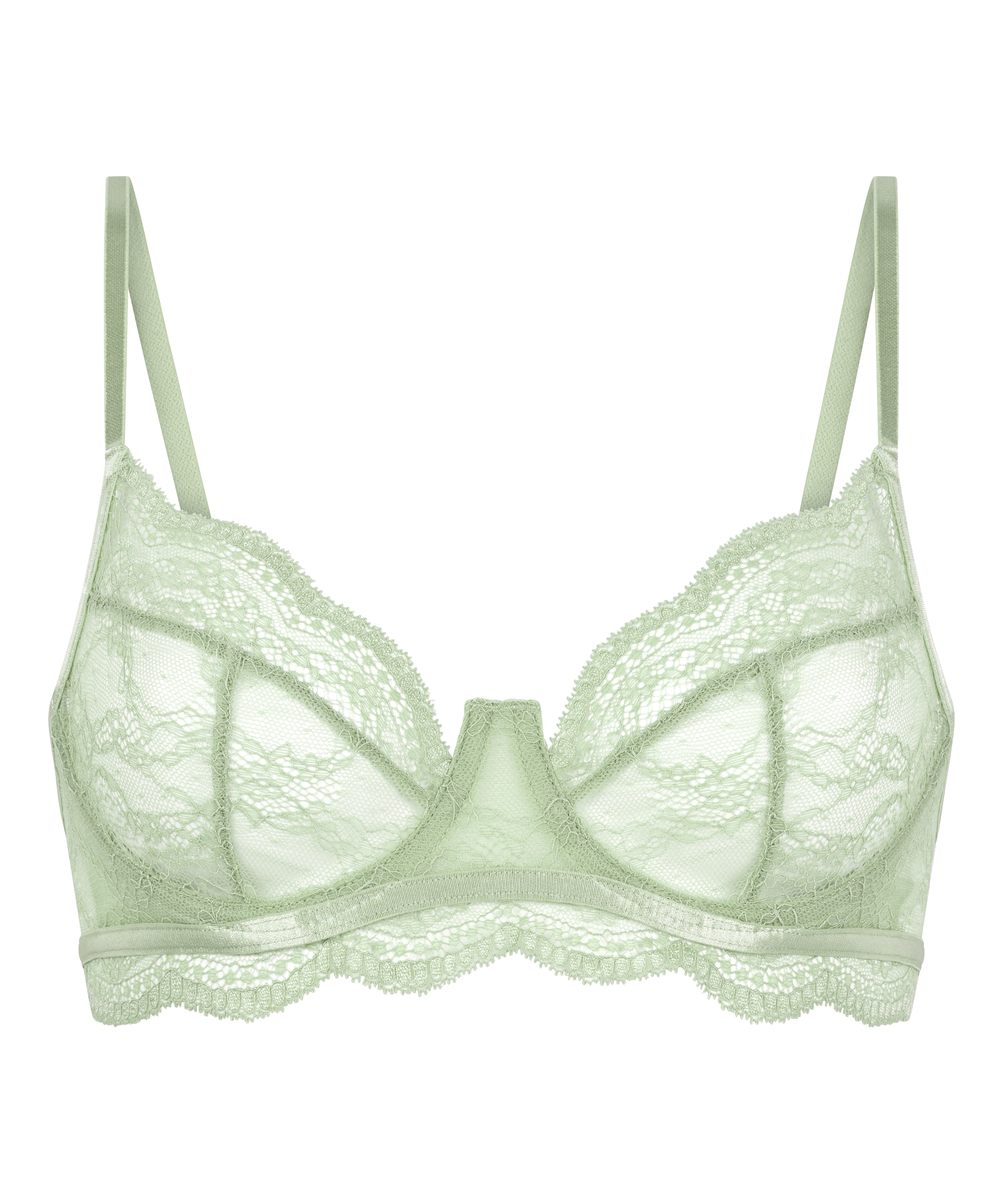Hunkemöller T-shirt BH 'Isabelle' in Groen: voorkant