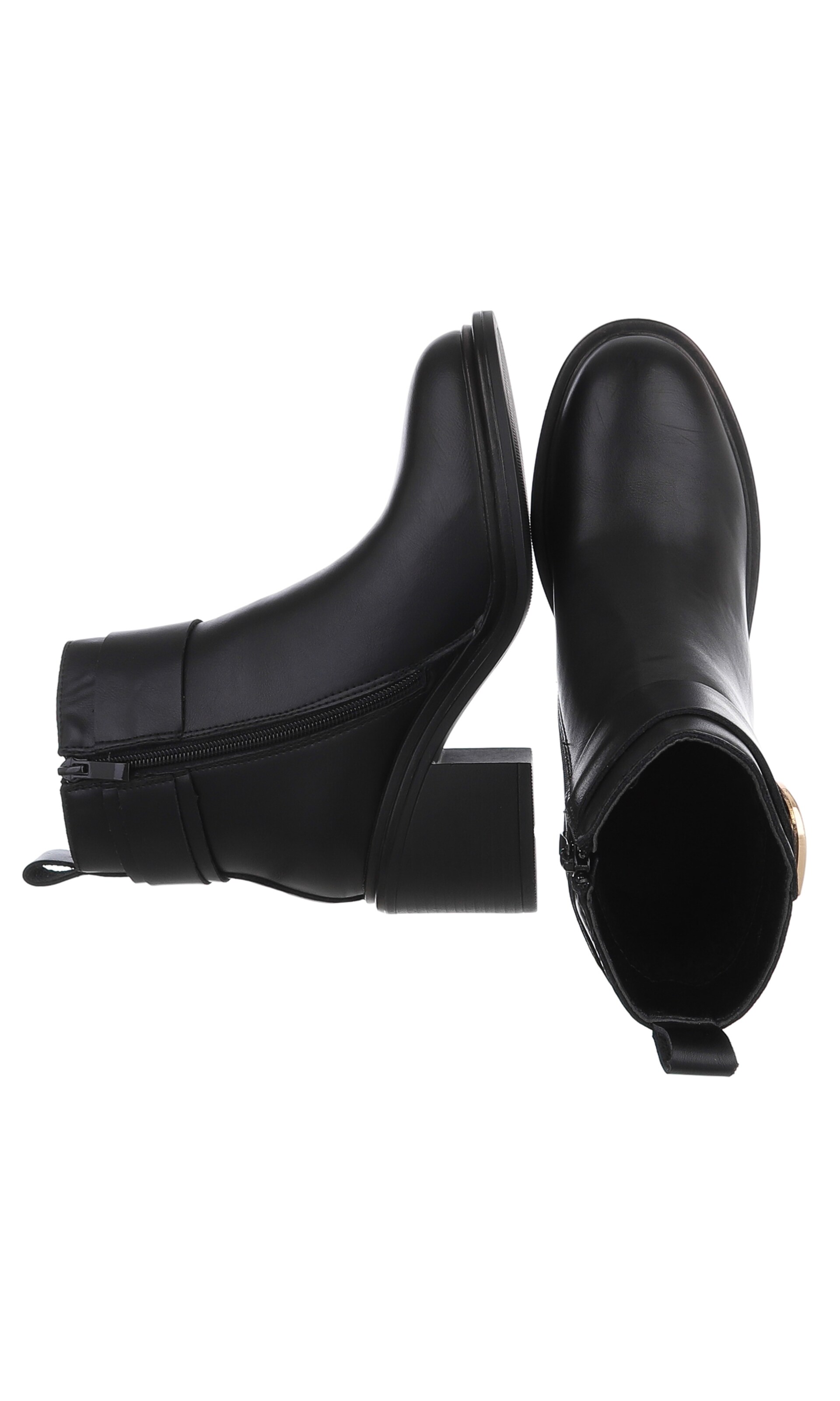 Ital-Design Stiefelette in Schwarz