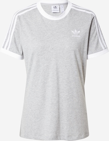 T-shirt 'Adicolor Classics 3-Stripes' ADIDAS ORIGINALS en gris : devant