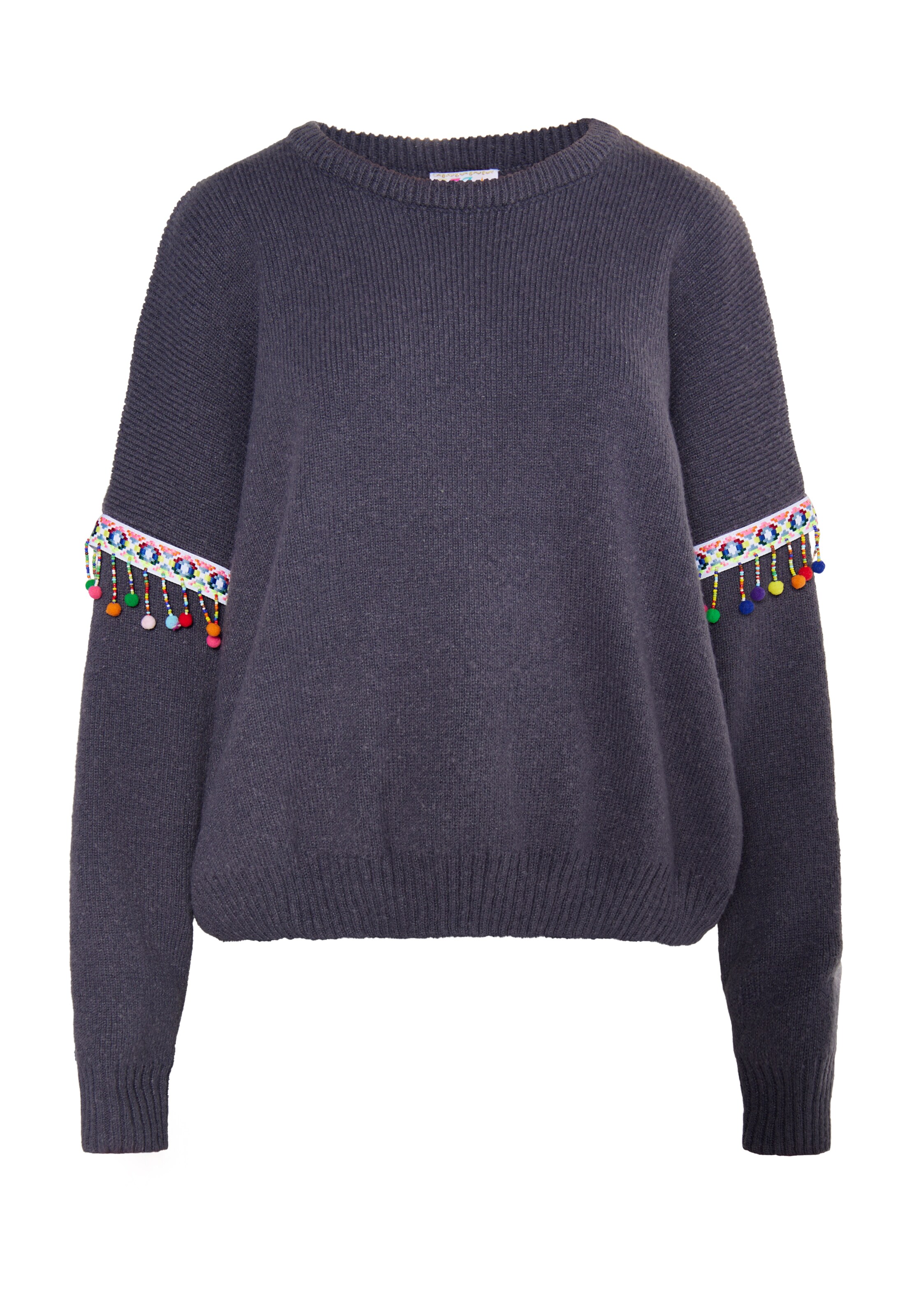 IZIA Sweater 'Hoona' in Grey: front