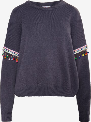 Pull-over 'Hoona' IZIA en gris : devant