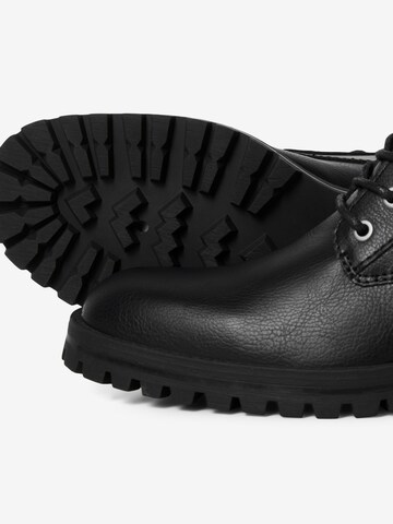 JACK & JONES Schnürboots 'BERNIE' in Schwarz