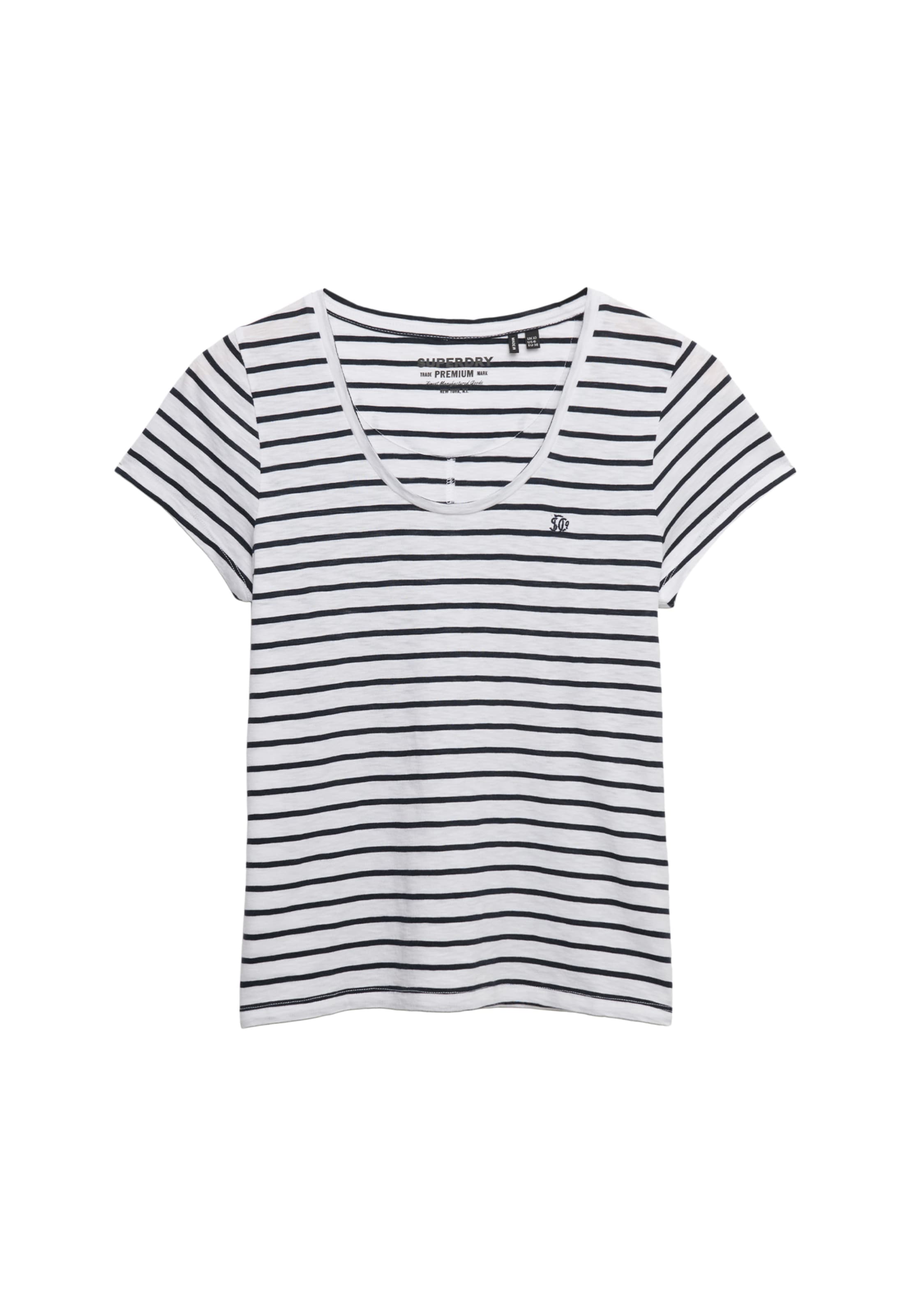 T-shirt Superdry & Co en blanc : devant