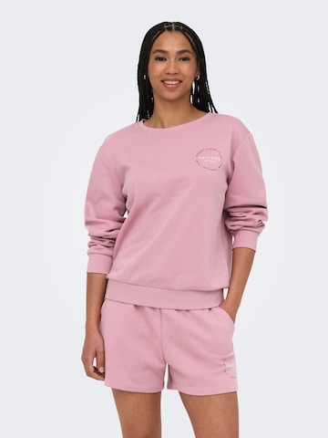 Sweat-shirt 'ONPCava' ONLY PLAY en rose