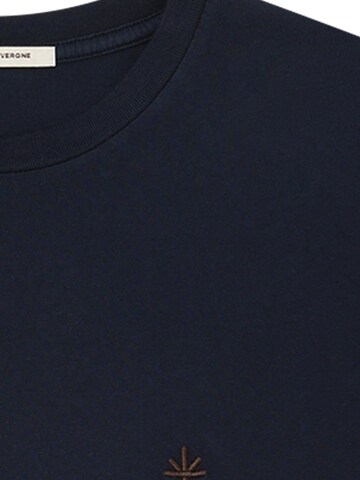 Laurent Vergne Shirt 'Thierry T-Shirt Navy Blue' in Blue