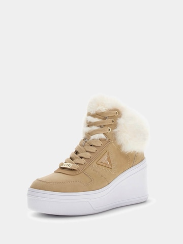 GUESS High-Top Sneakers 'Rufur' in Brown