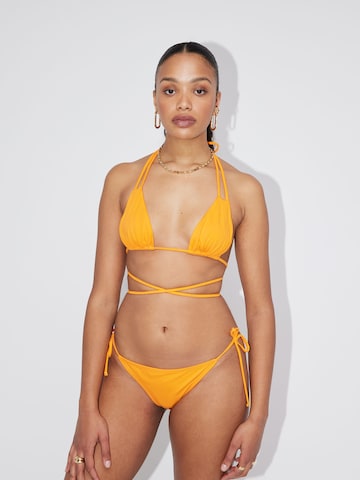 LeGer by Lena Gercke Triangel Bikinitop 'Ava' in Oranje: voorkant