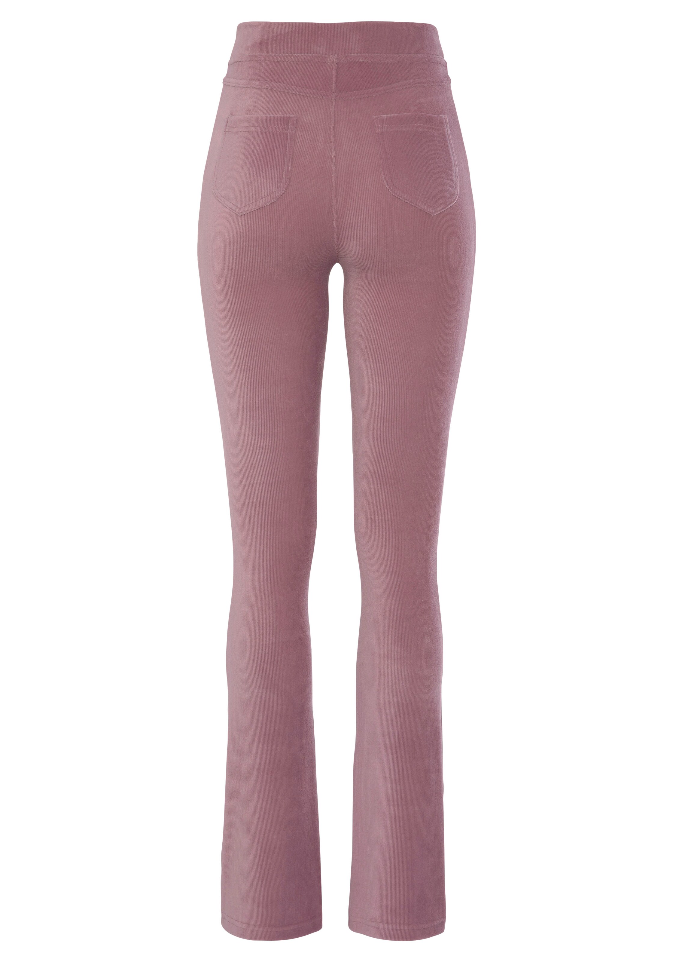 LASCANA Flared Pants in Pink