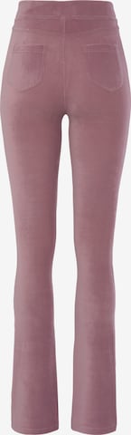 LASCANA Flared Broek in Roze