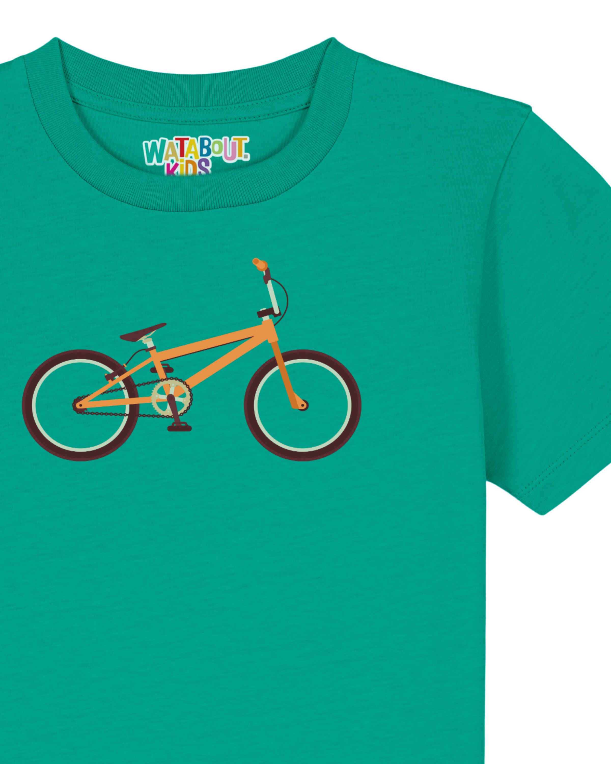 Maglietta 'BMX' di watabout.kids in verde
