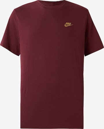 Nike SportswearRegular Fit Majica 'CLUB' - crvena boja: prednji dio