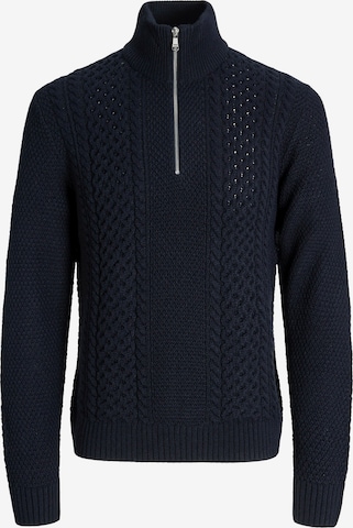 JACK & JONES Свитер 'PAUL' в Синий: спереди