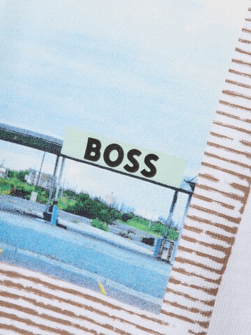 BOSS T-Shirt 'Ontheway' in Weiß