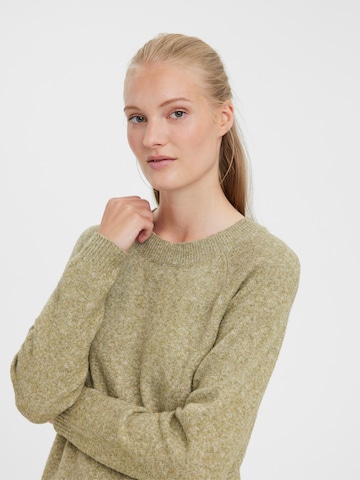 VERO MODA Pullover 'HAPPINESS' in Beige