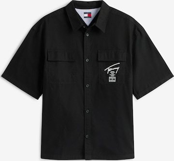 Fit confort Chemise Tommy Jeans en noir : devant
