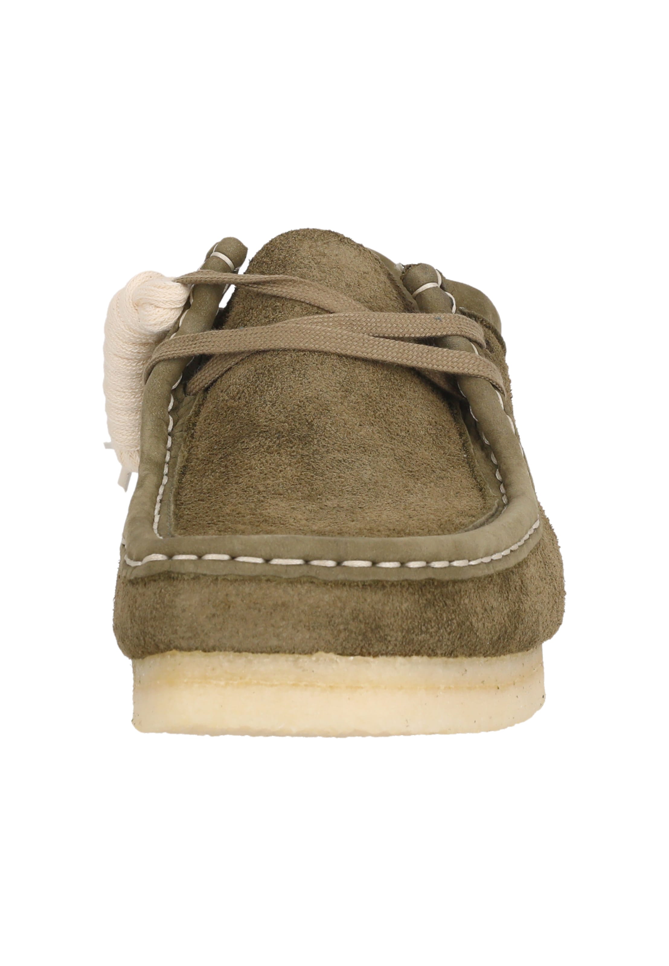 CLARKS Schnürschuhe 'Wallabee' in Grün