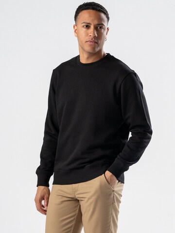 Pull-over ' Sweatshirt Crewneck ' TEESHOPPEN en noir