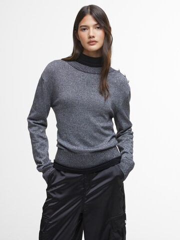 Barbour International Sweter 'Jade' w kolorze szary: przód