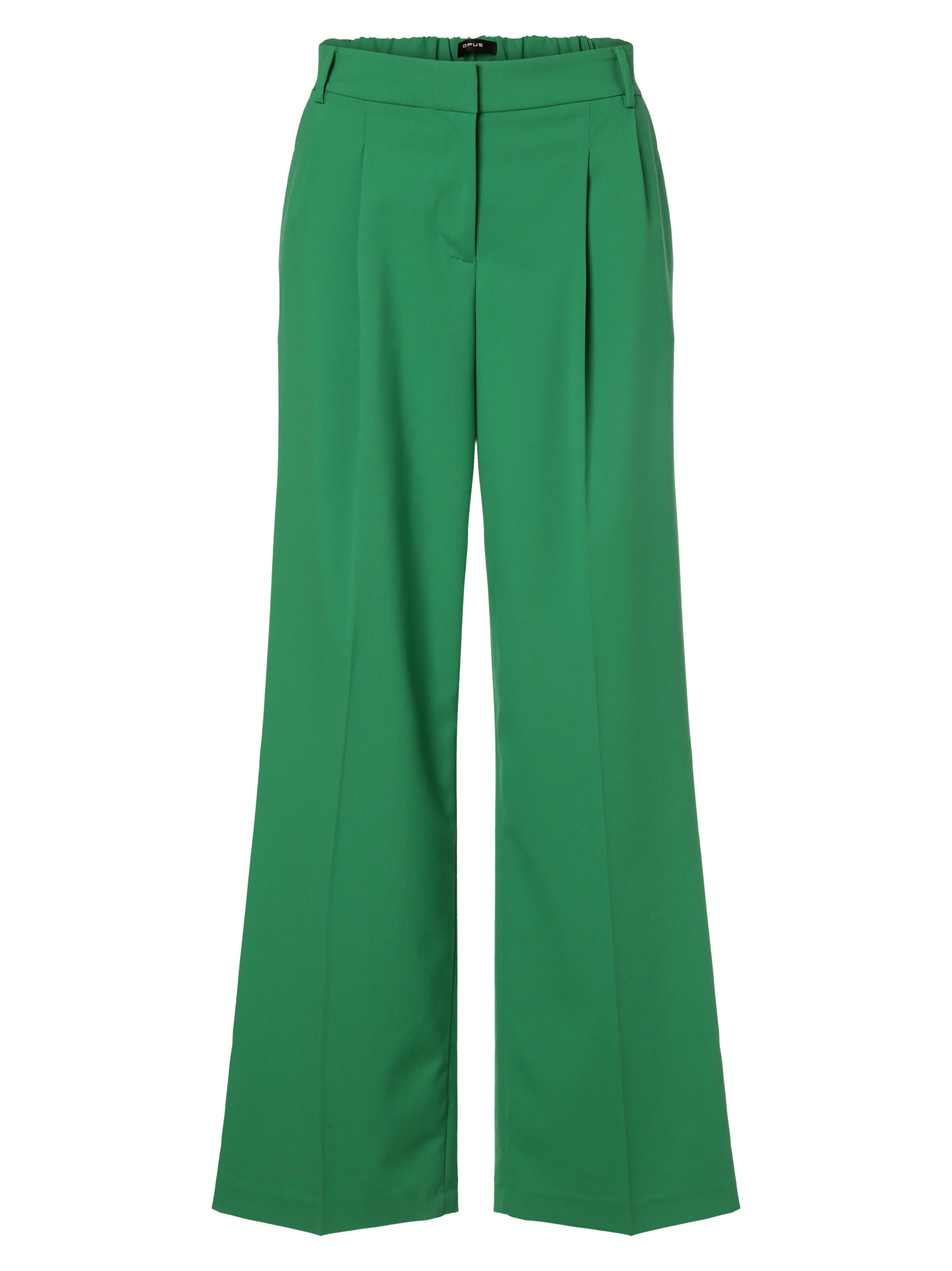 OPUS Wide leg Pantalon 'Melpa' in Groen: voorkant