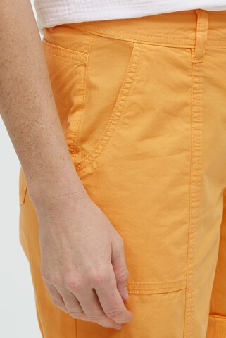 Soccx Regular Bermudashorts mit Zip Fly in Orange