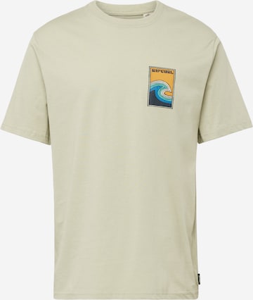 RIP CURL Shirt 'BLAZING TUBES' in Beige: front