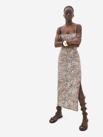 Robe Bershka en marron : devant