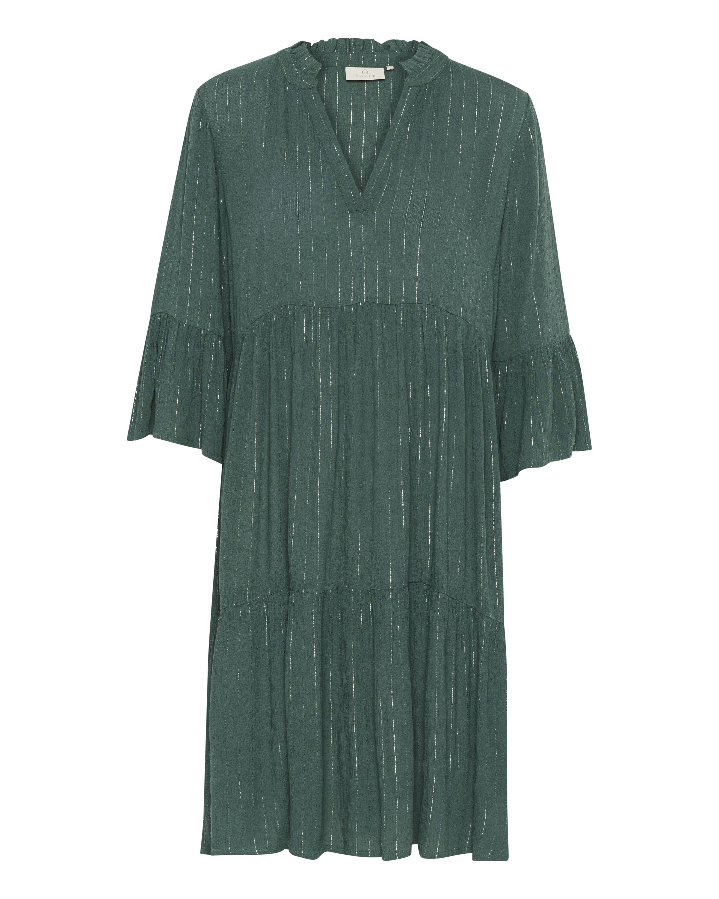 Kaffe Blousejurk 'Liv' in Groen: voorkant