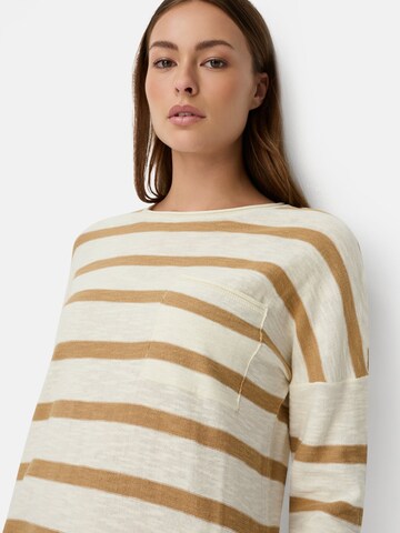 CAMEL ACTIVE Boxy Strickpullover mit 3/4-Ärmeln in Beige