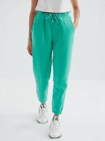 Pantaloni sportivi di Tommy Life in verde: frontale