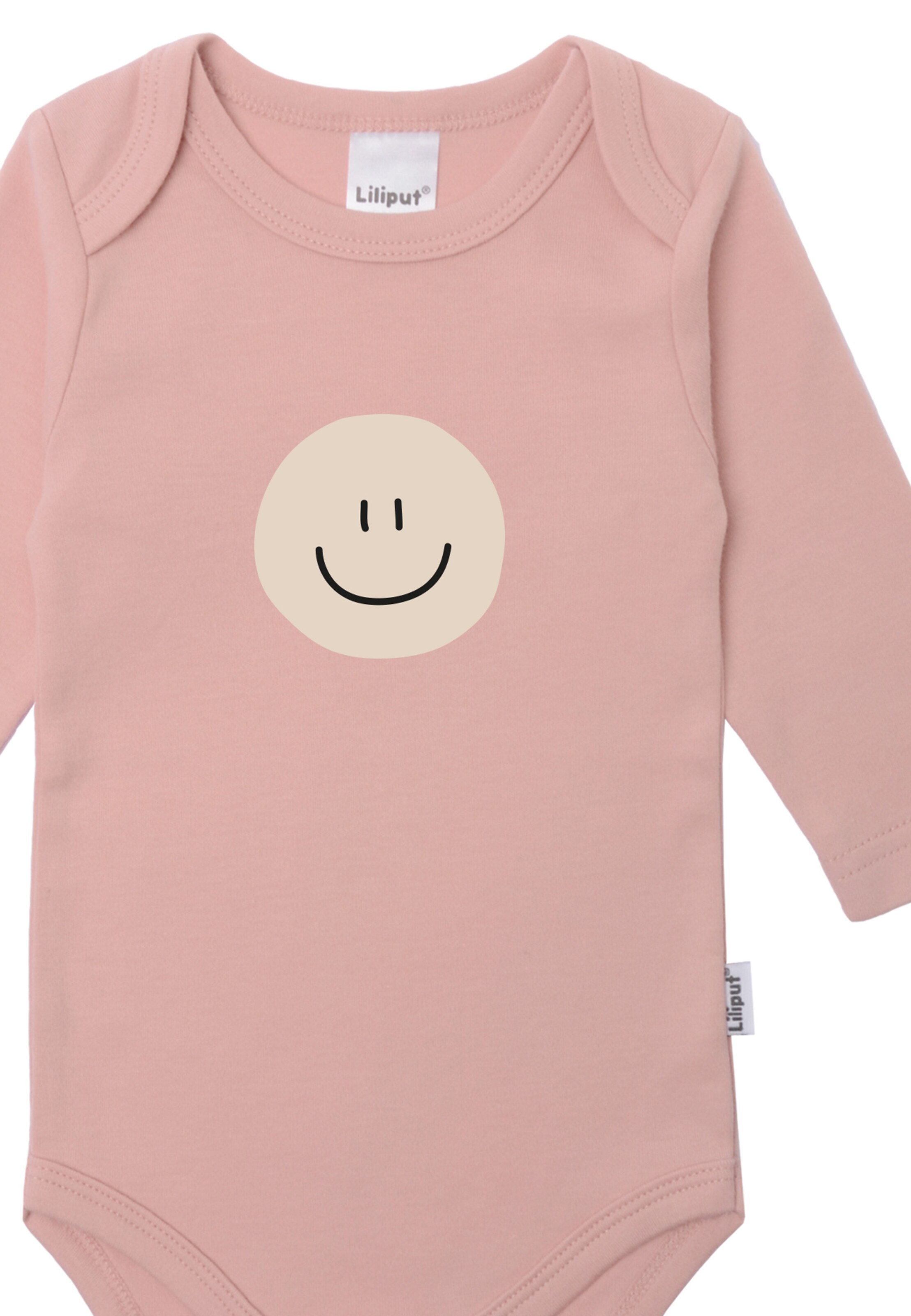 LILIPUT Baby Body-Set 'Smiley' in Grau