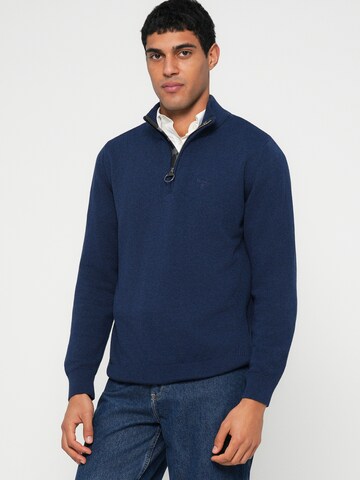 Barbour Pullover in Blau