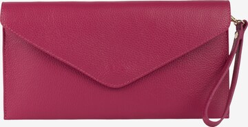 faina Clutch in Purple: front