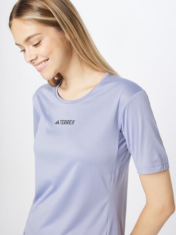 purpurinė ADIDAS TERREX Sportiniai marškinėliai 'Multi'