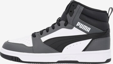 PUMA Sneakers hoog 'Rebound v6' in Zwart: voorkant