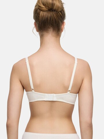 cfab by creamy fabrics T-shirt Bra 'Baumwoll T-Shirt-BH mit Bügel' in White