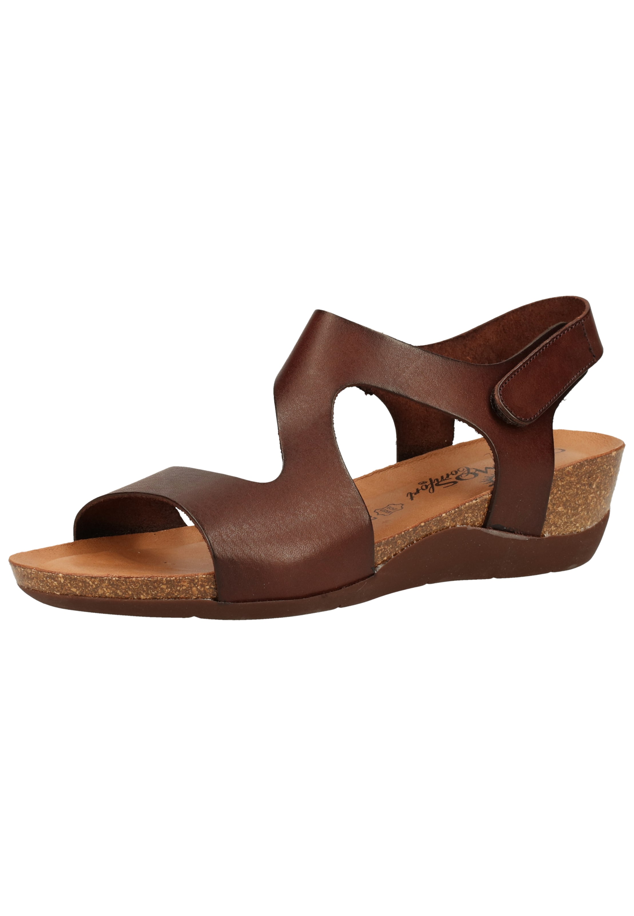 COSMOS COMFORT Strap sandal in Brown: front