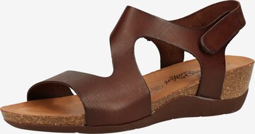 COSMOS COMFORT Strap Sandals in Brown: front