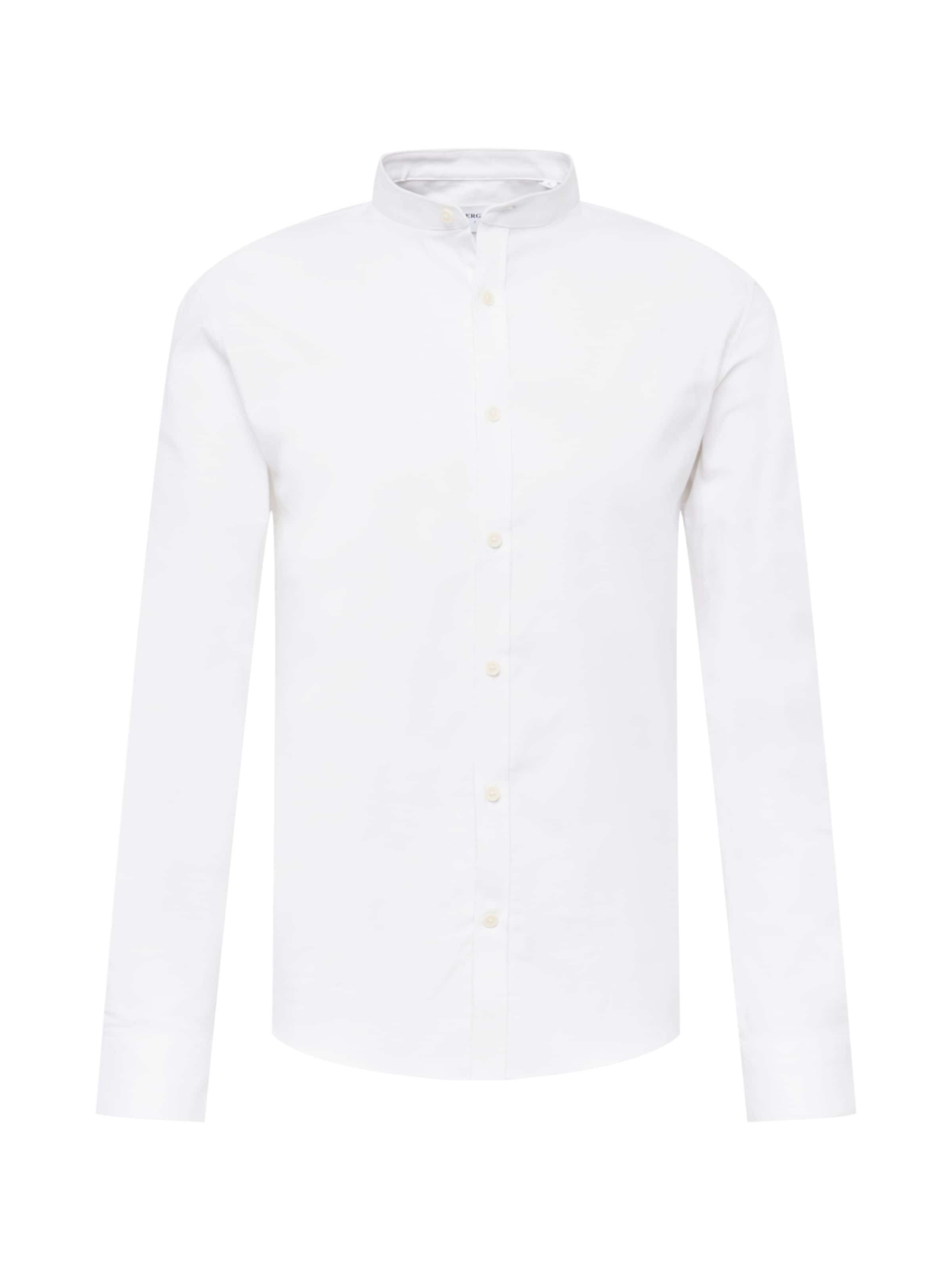 Slim fit Camicia di Lindbergh in bianco: frontale