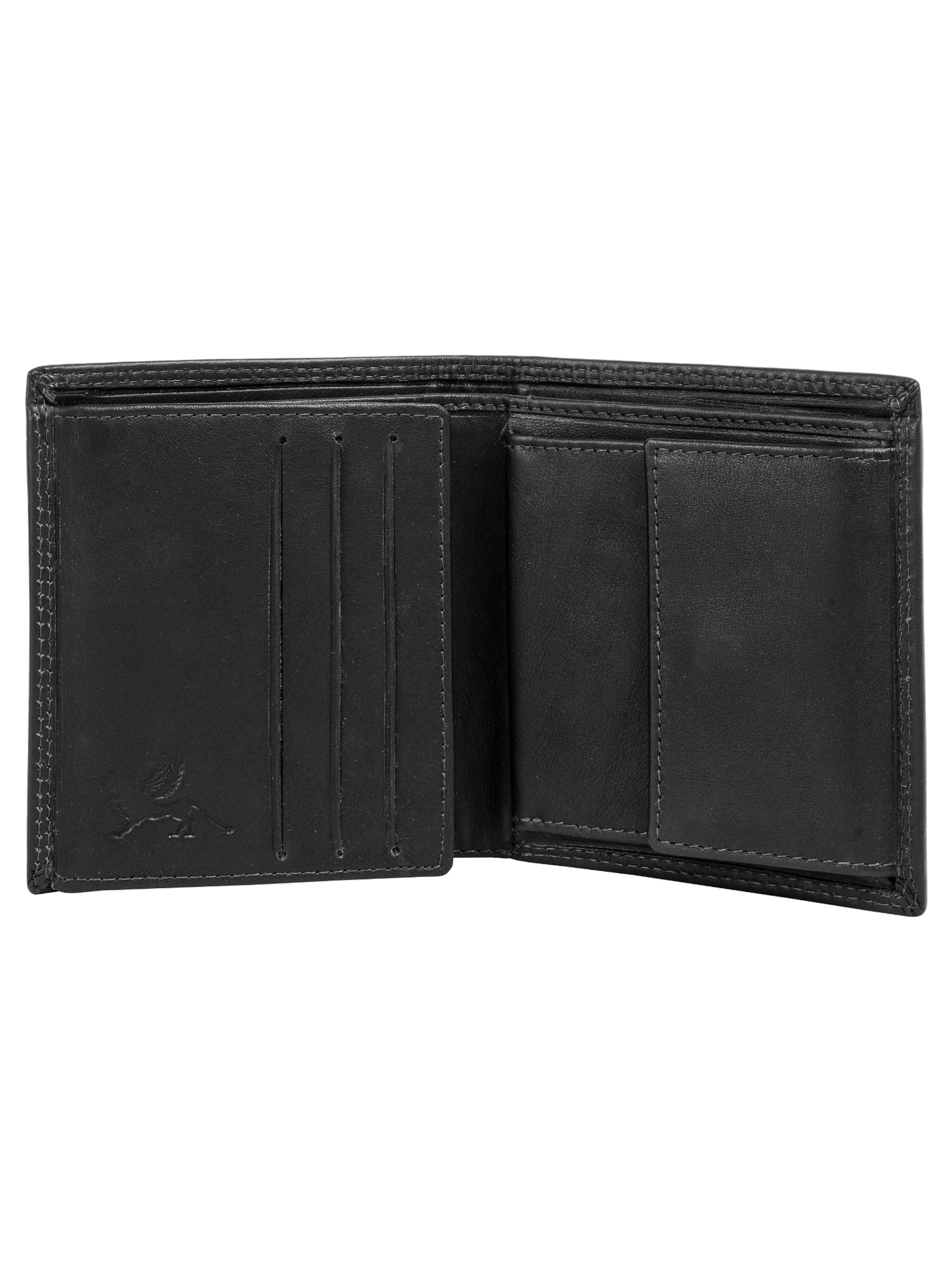 mano Portemonnaie 'SUTURA'‌‌ in Schwarz