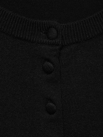 MANGO Knit cardigan 'PESTO' in Black