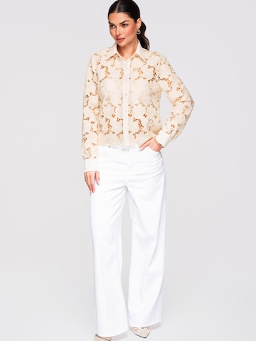 Camicia da donna di Ombre in beige