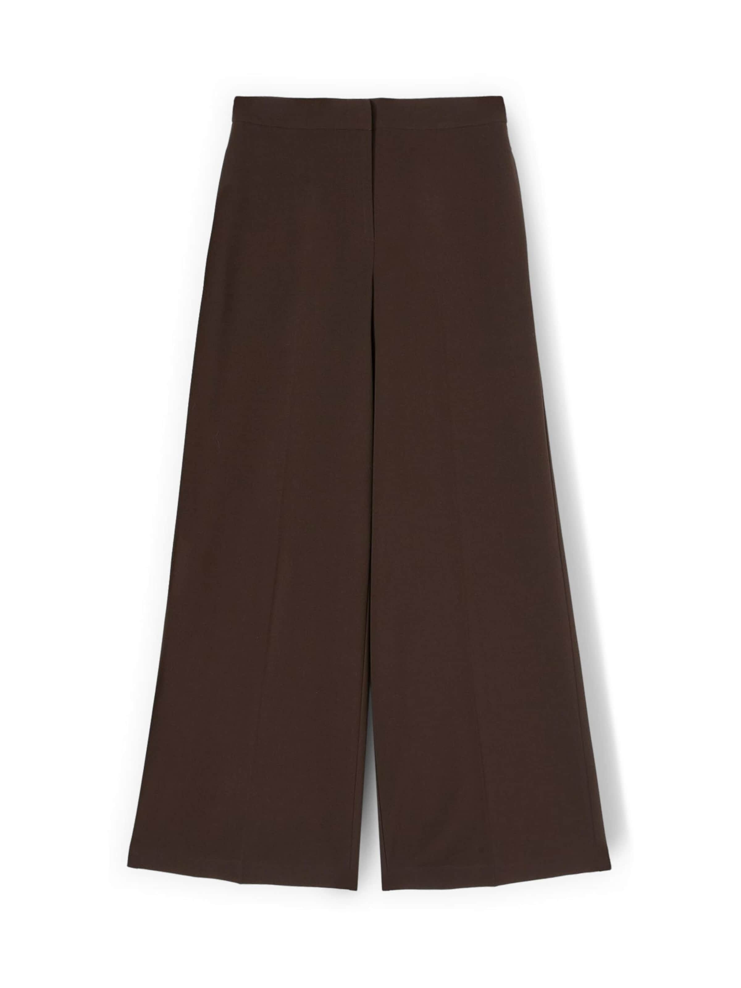 MOTIVI - Pierna ancha Pantalón en marrón: frente