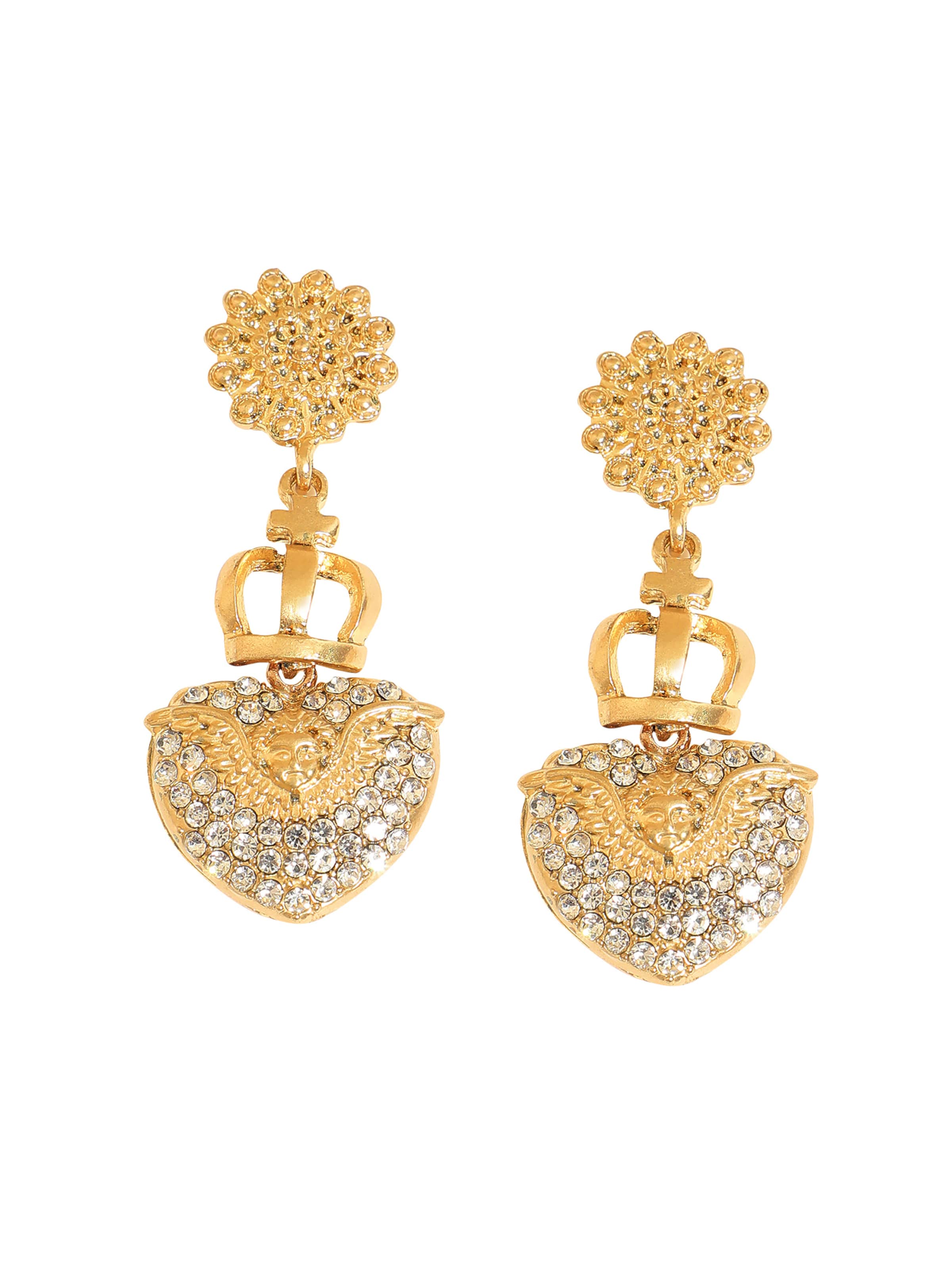 SOHI Kolczyki w kolorze złoty: przód