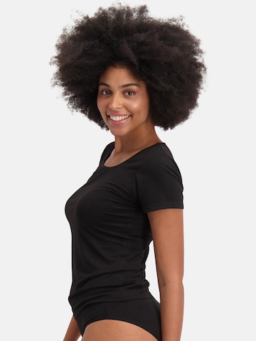 Bamboo basics T-SHIRT 'Kate' in Schwarz