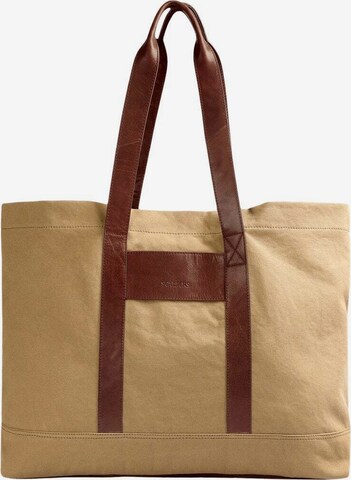 Scalpers Shopper 'Marc' i beige: forside