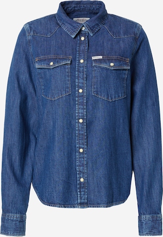 GUESS JEANS Pusero värissä sininen: etupuoli