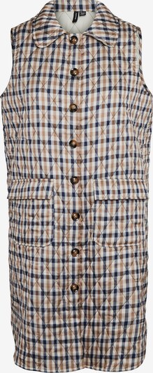 VERO MODA Väst 'Cailey' i mörkblå / brun / svart, Produktvy